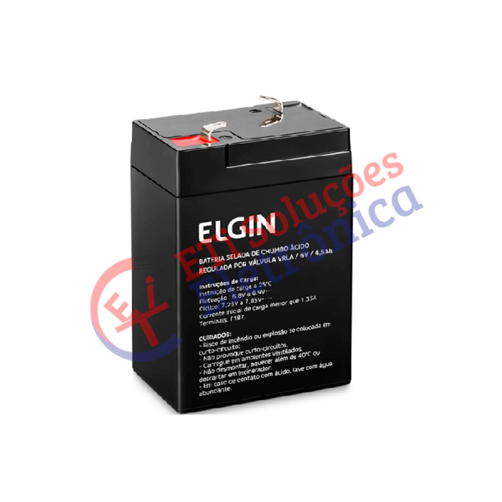 Bateria 6V 4,5Ah Elgin Bateria 6V 4,5Ah Elgin