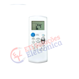 Controle AR Midea LE-7302