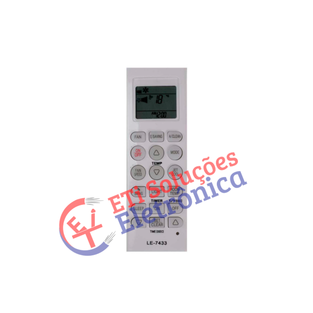 Controle AR LG LE-7433 Controle AR LG LE-7433