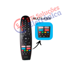 Controle TV MULTILASER LE-7611