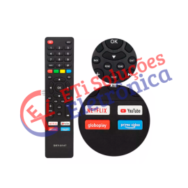 Controle TV MULTILASER LE-7267