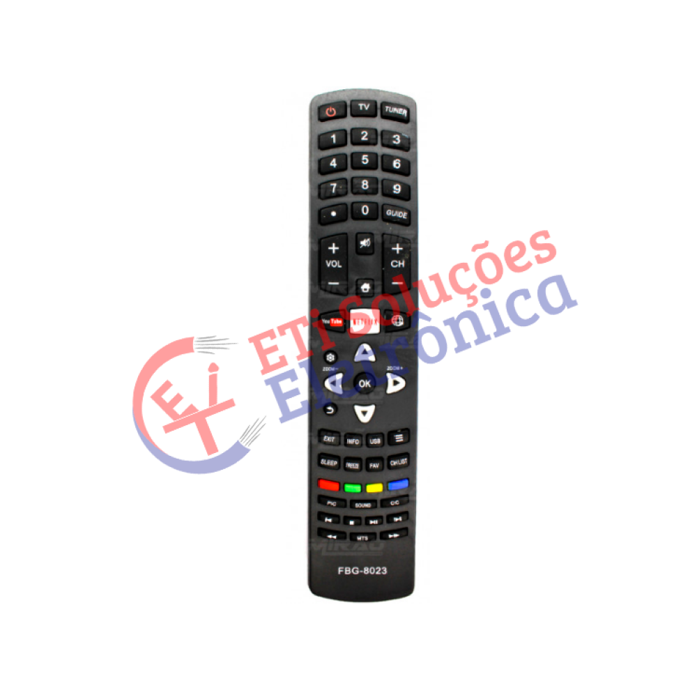 Controle TV TOSHIBA/TCL FBG-8023 Controle TV TOSHIBA/TCL FBG-8023
