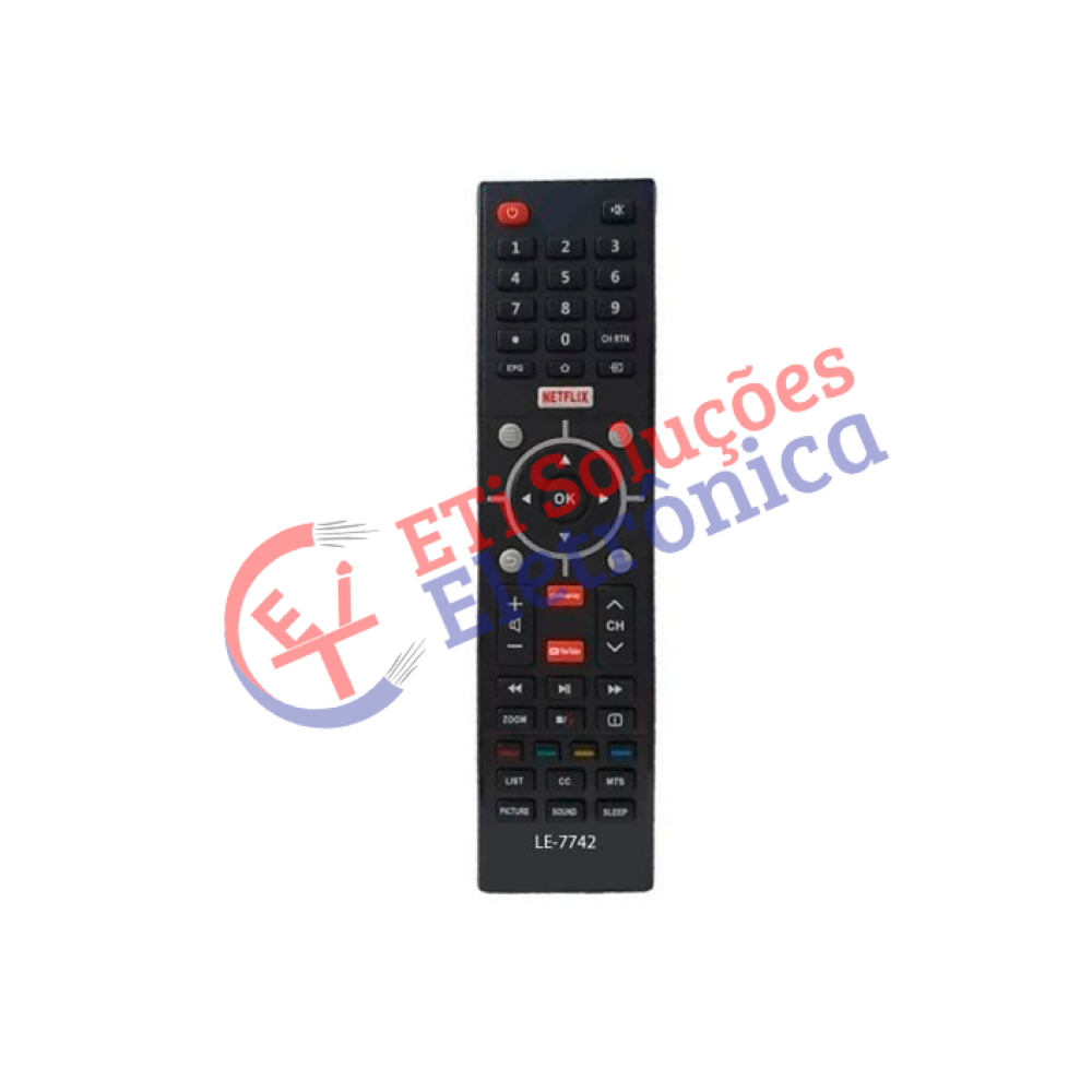 Controle TV TOSHIBA LE-7742 Controle TV TOSHIBA LE-7742