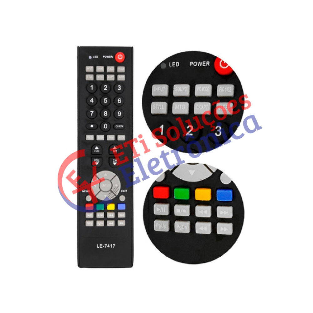 Controle TV SEMP TOSHIBA SKY-7417 Controle TV SEMP TOSHIBA SKY-7417